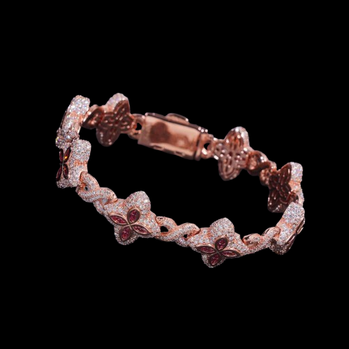 Iced Out Clover Bracelet