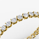 Moissanite 18K Gold Tennis Bracelet