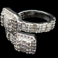Iced Out Twist Ring