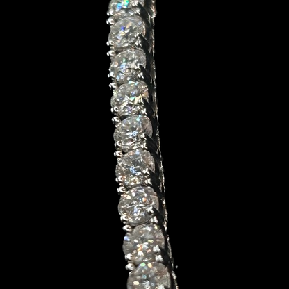 Iced out White Tennis Bracelet