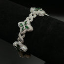 Iced Out Clover Bracelet