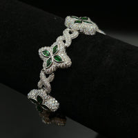 Iced Out Clover Bracelet