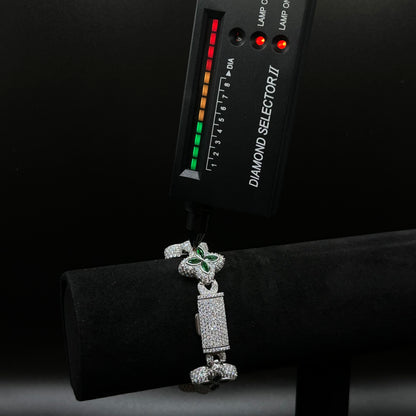 Iced Out Clover Bracelet