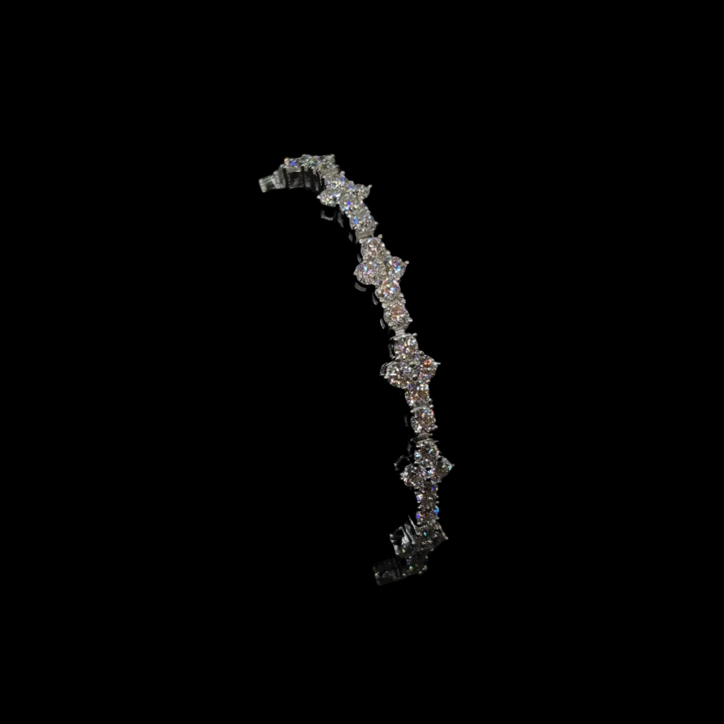 Iced Out Honeycomb Bracelet