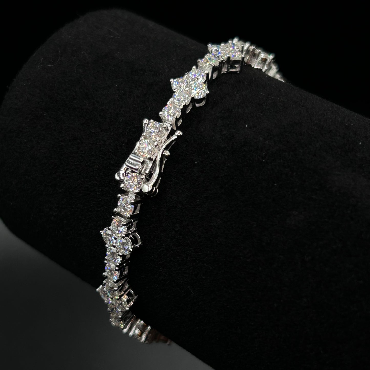 Iced Out Honeycomb Bracelet