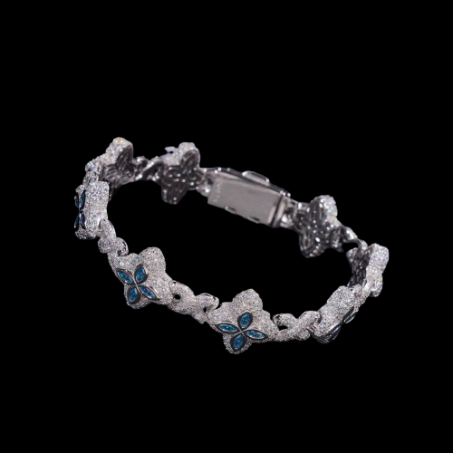 Iced Out Clover Bracelet