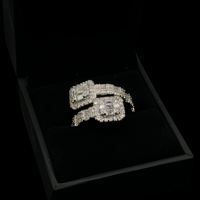 Iced Out Twist Ring