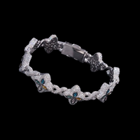 Iced Out Clover Bracelet