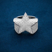 Iced Out Star Ring
