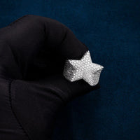 Iced Out Star Ring