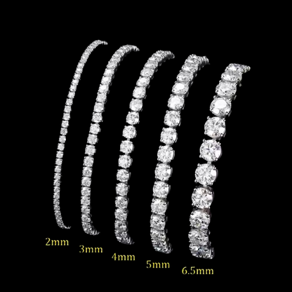 Iced out 18K Gold Tennis Bracelet